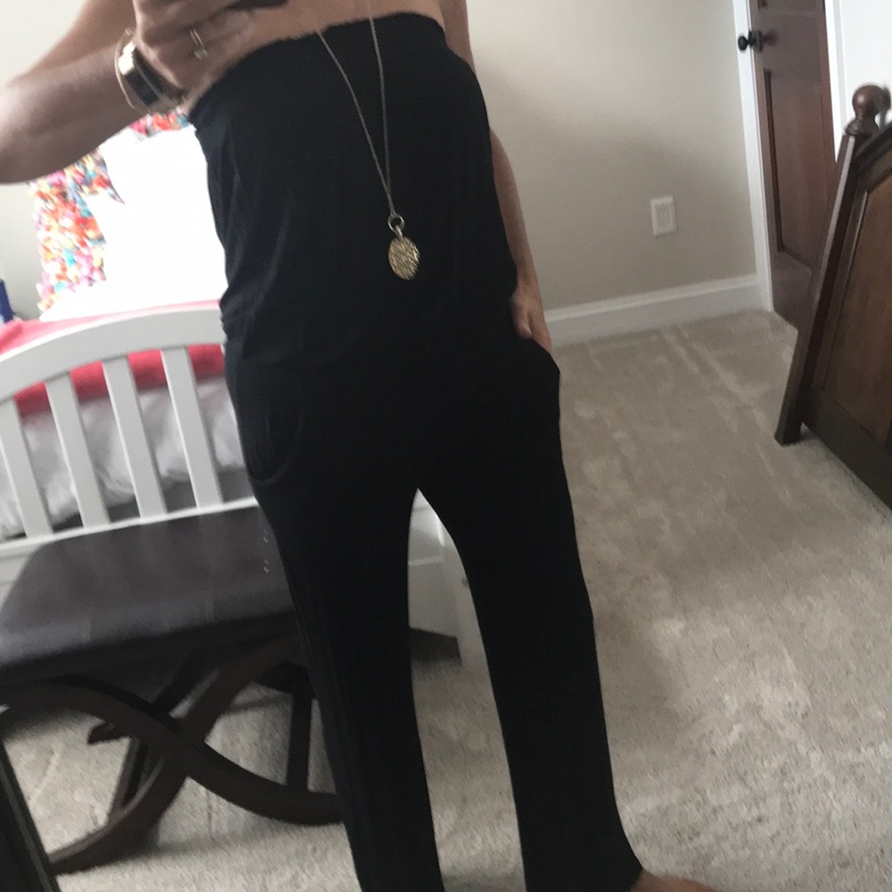 Black jumpsuit romper